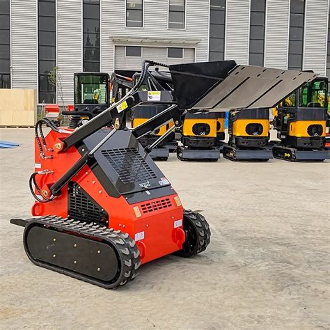 small area skid steer one person standing|stand on mini skid steer.